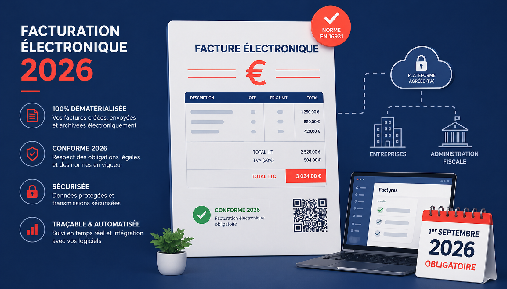 EBP ou Sage pour la facturation électronique 2026 ? Comparatif honnête pour les PME
